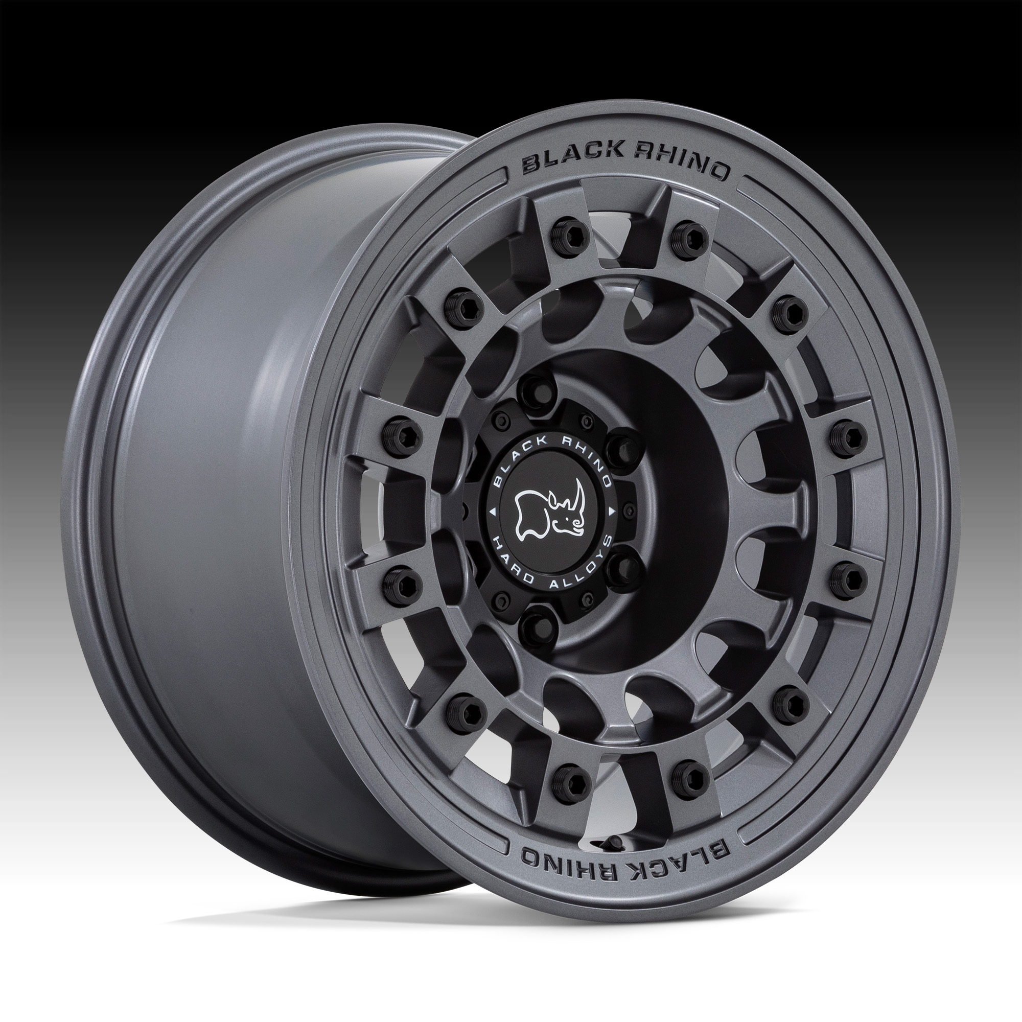 Black Rhino Fuji BR004 Matte Gunmetal Custom Truck Wheels - Fuji